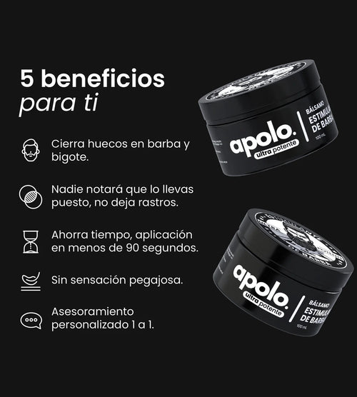 Bálsamo para Crecimiento de Barba Ultra Potente con Minoxidil 20% | 100mL