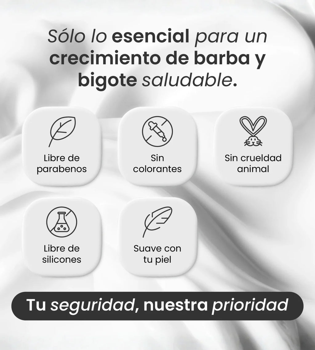Bálsamo para Crecimiento de Barba Ultra Potente con Minoxidil 20% | 100mL