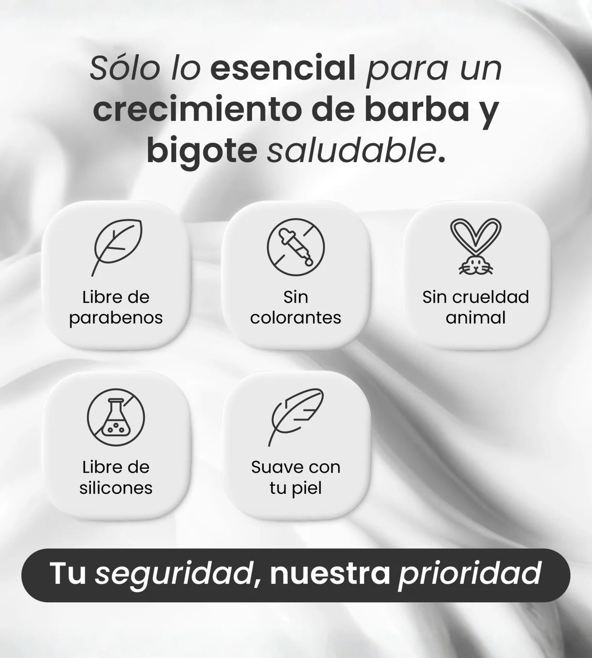 Bálsamo para Crecimiento de Barba Ultra Potente con Minoxidil 20% | 100mL