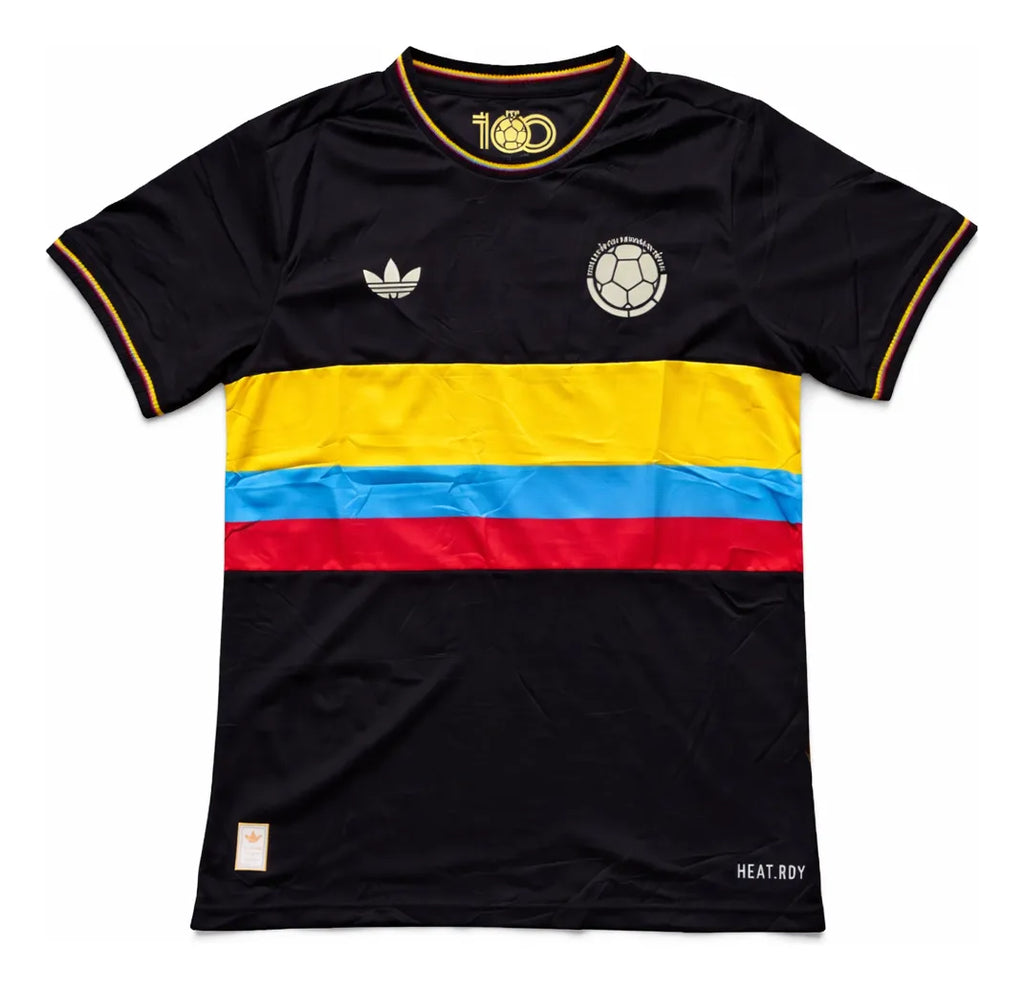 Camiseta Colombia Edición Especial 100 Años Negra