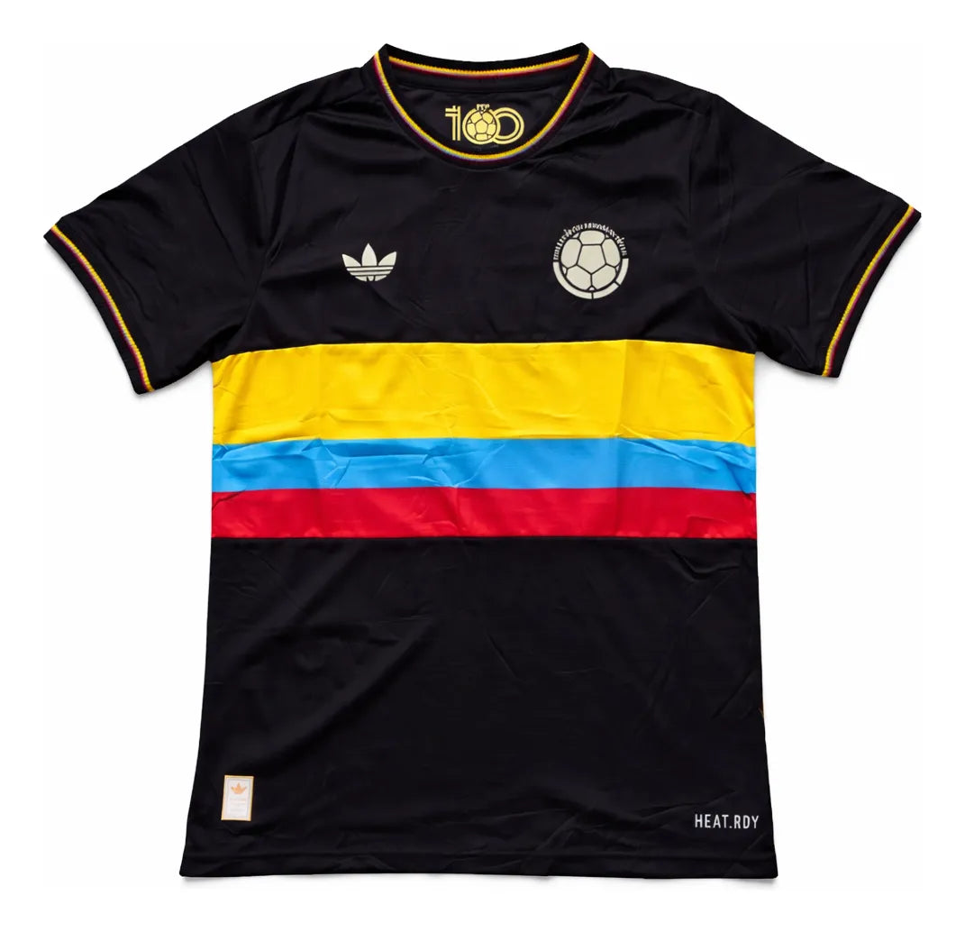Camiseta Colombia Edición Especial 100 Años Negra